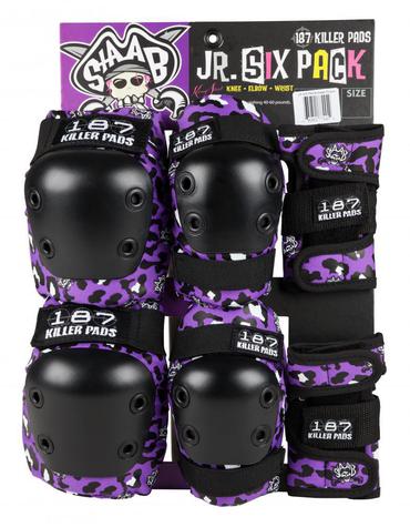 187 Pad Set Jr. Six Pack Purple - main image